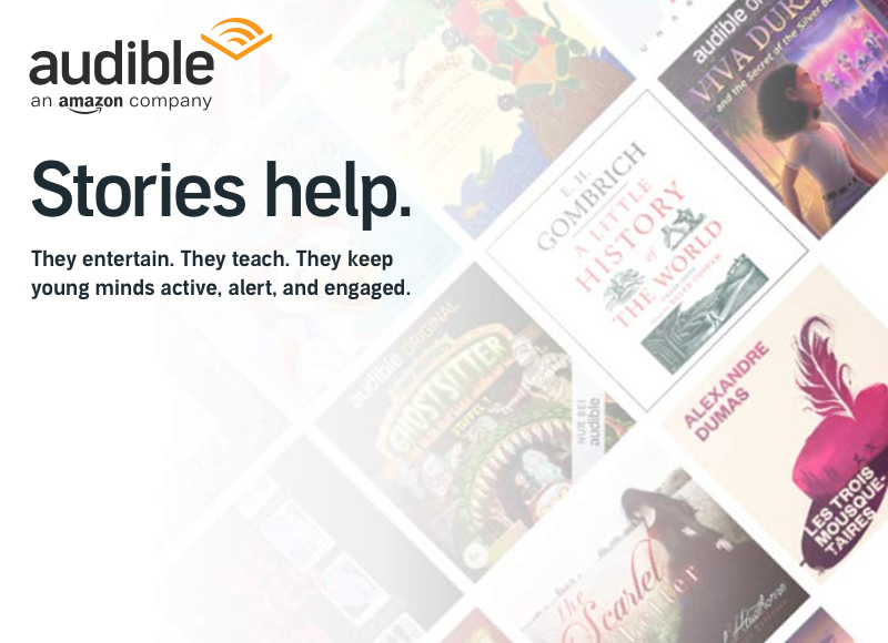 Audible Announces New Site, Free Streaming of Titles for Kids and Families