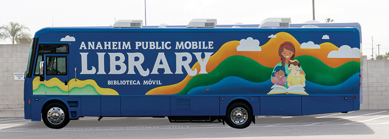 Anaheim bookmobile