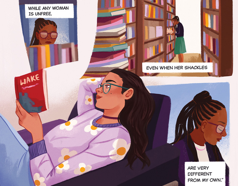 Women's History Flourishes in Graphic Novels | The Year in SLJ Covers