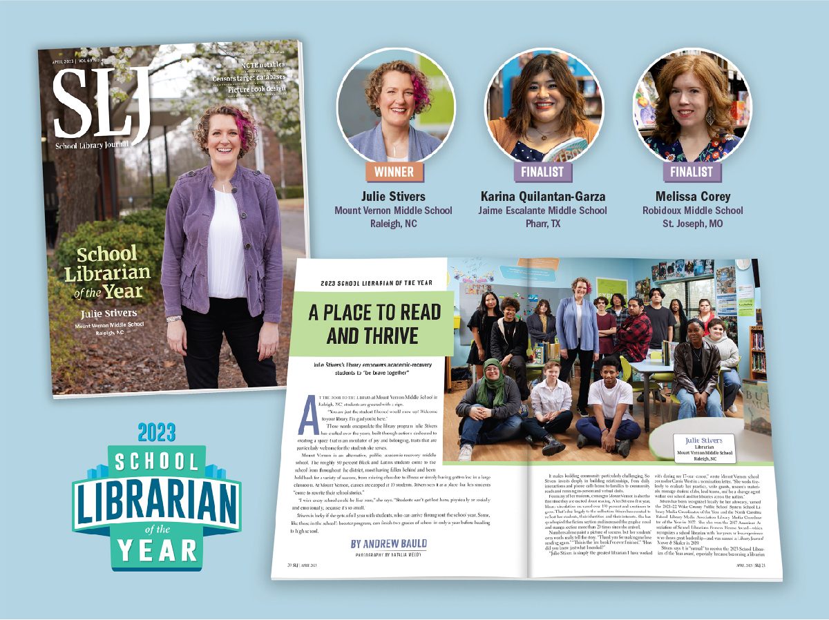 Julie Stivers Named 2023 School Librarian of the Year School Library