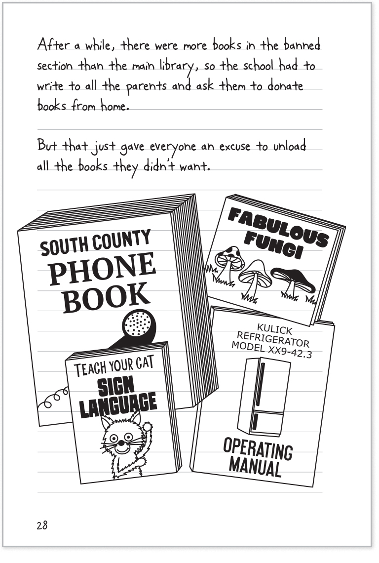 Excerpt page from Jeff Kinney's