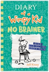 Cover of No Brainer, upcoming release in the Wimpy Kid  series.