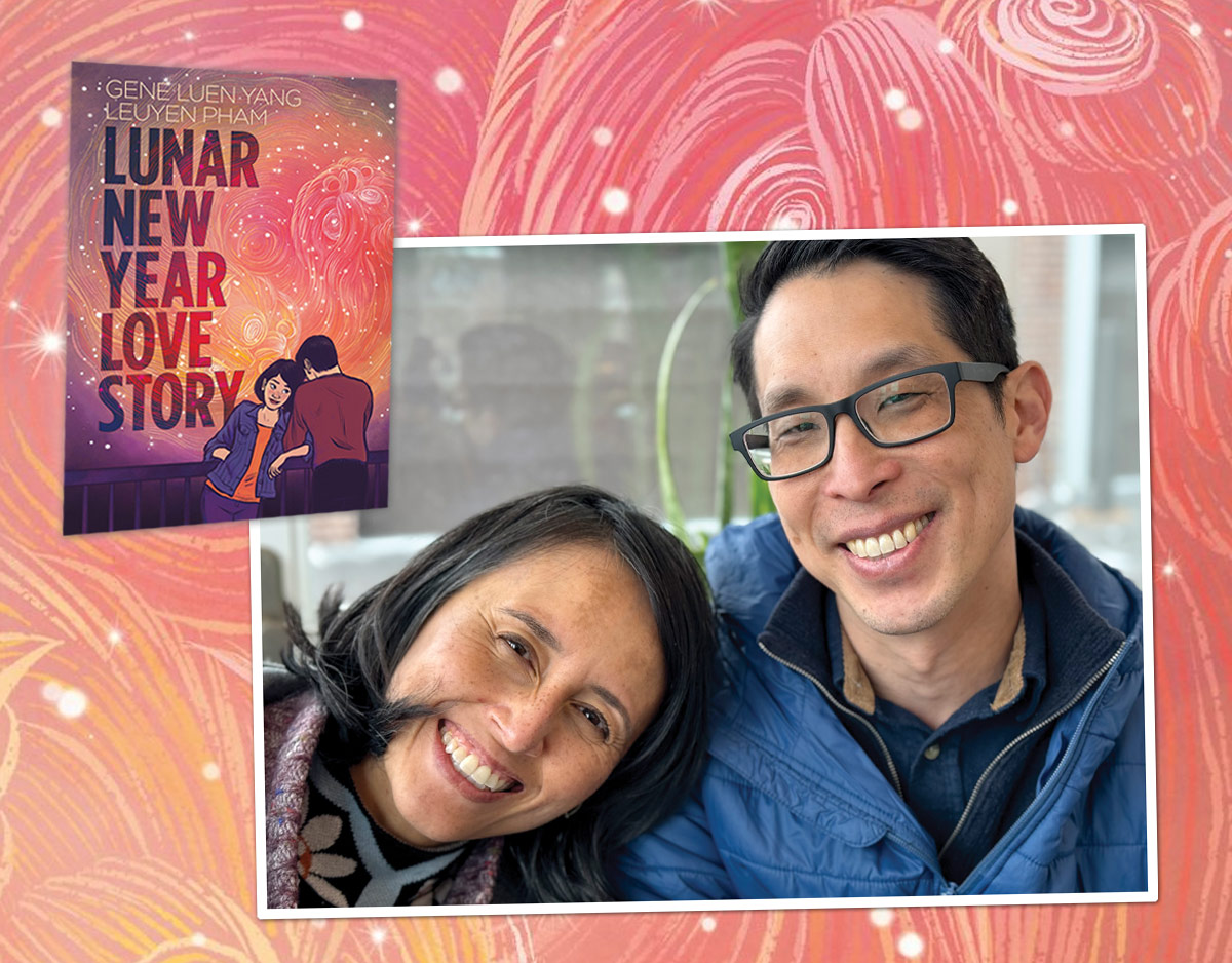 A Rom-Com Dream Team: Gene Luen Yang, LeUyen Pham, and 'Lunar New Year Love Story'  | The 2024 Stars Issue