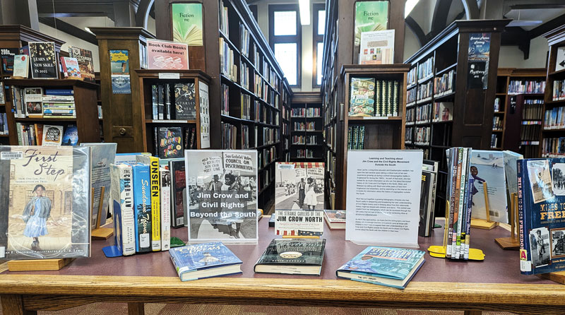 A recent display with recommendations by the author at the Easthampton (MA) Public Library Courtesy of Easthampton Public Library