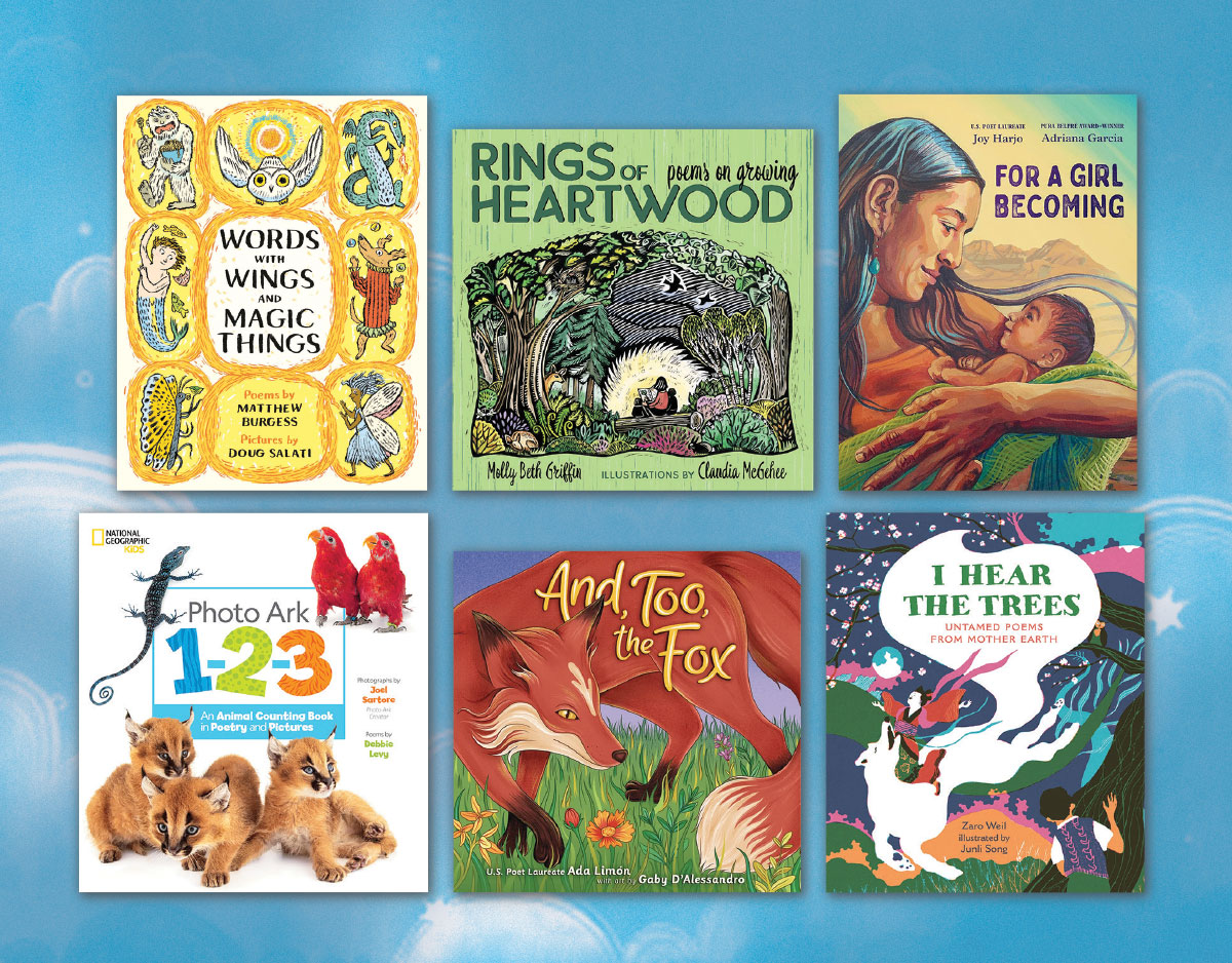 6 Inspiring Poetry Books | SLJ 2025 Stars So Far