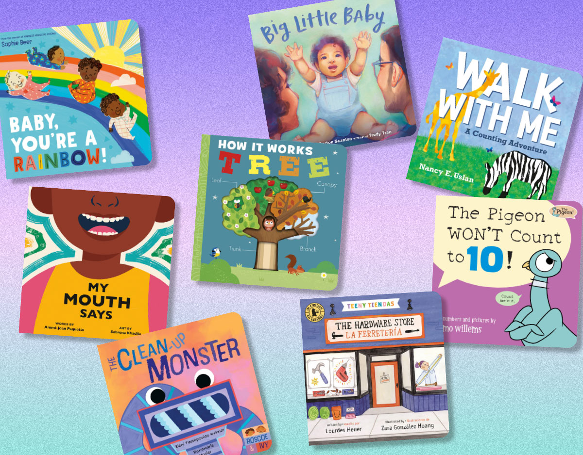 8 Delightful Board Books for Lapsits and Sturdy Fun