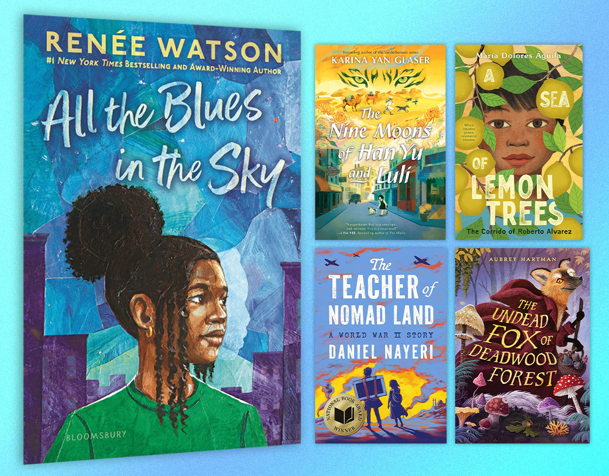 SLJ Reviews the John Newbery Medalist 'All the Blues in the Sky' and Honor Books | ALA Youth Media Awards 2026