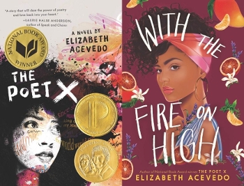 The Poet X and With the Fire on High covers