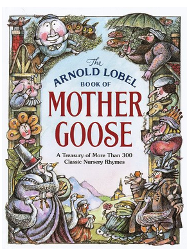 Book cover of Mother Goose figures