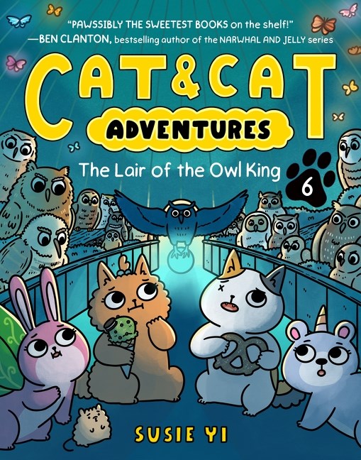 ‘Cat & Cat Adventures: The Lair of the Owl King’ by Susie Yi Tops Holds Lists | Book Pulse