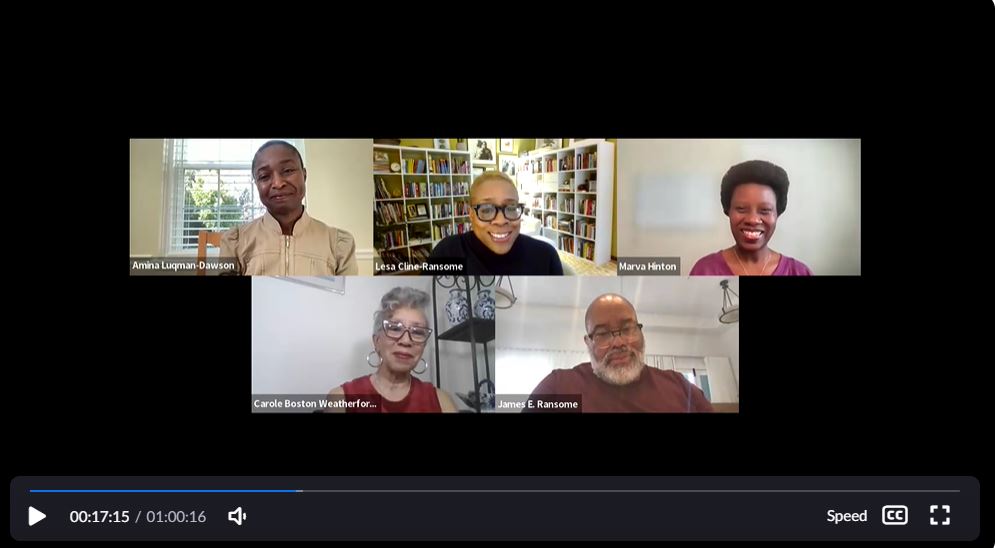 The Art of Critical Fabulation | Fact-Finding and Black History Webcast