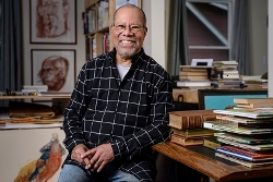 Jerry Pinkney in his office