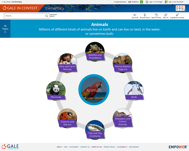 Gale Relaunches Kids InfoBits as Gale in Context: Elementary